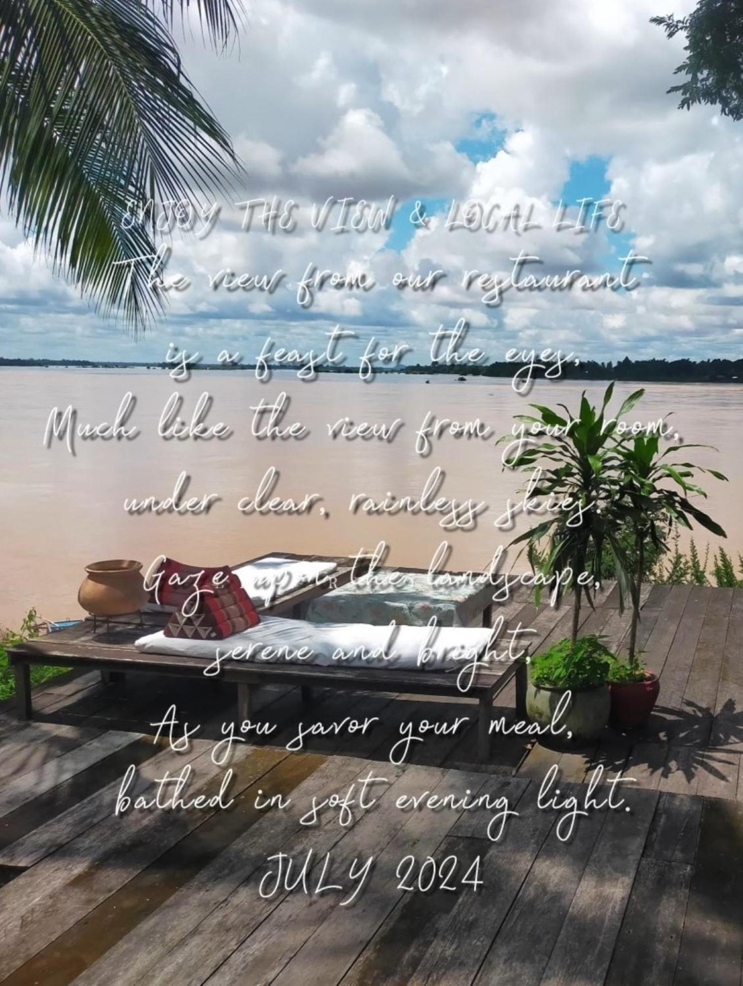 Pomelo Restaurant And Guesthouse - Fishermen & Tammarine Cottages Riverfront - Experience Nature, Culture And Adventure & Tailor-Made Tour Ban Khon Extérieur photo